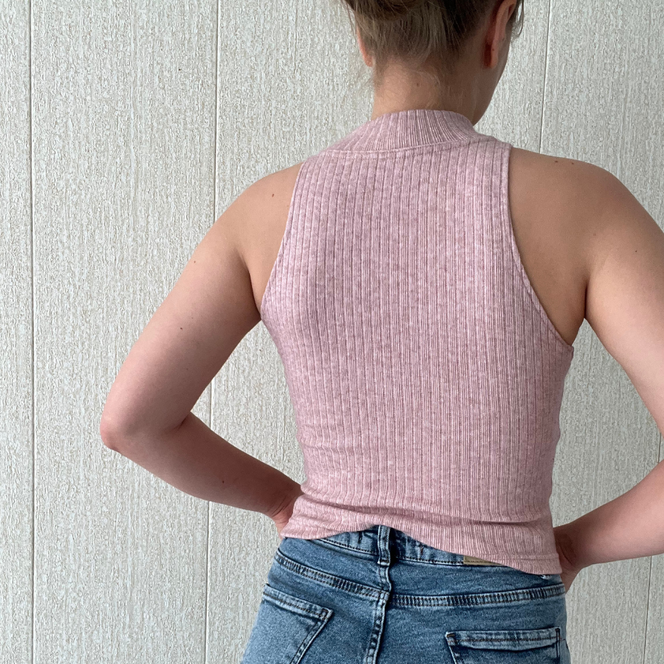 Pink Halter Summer Tank