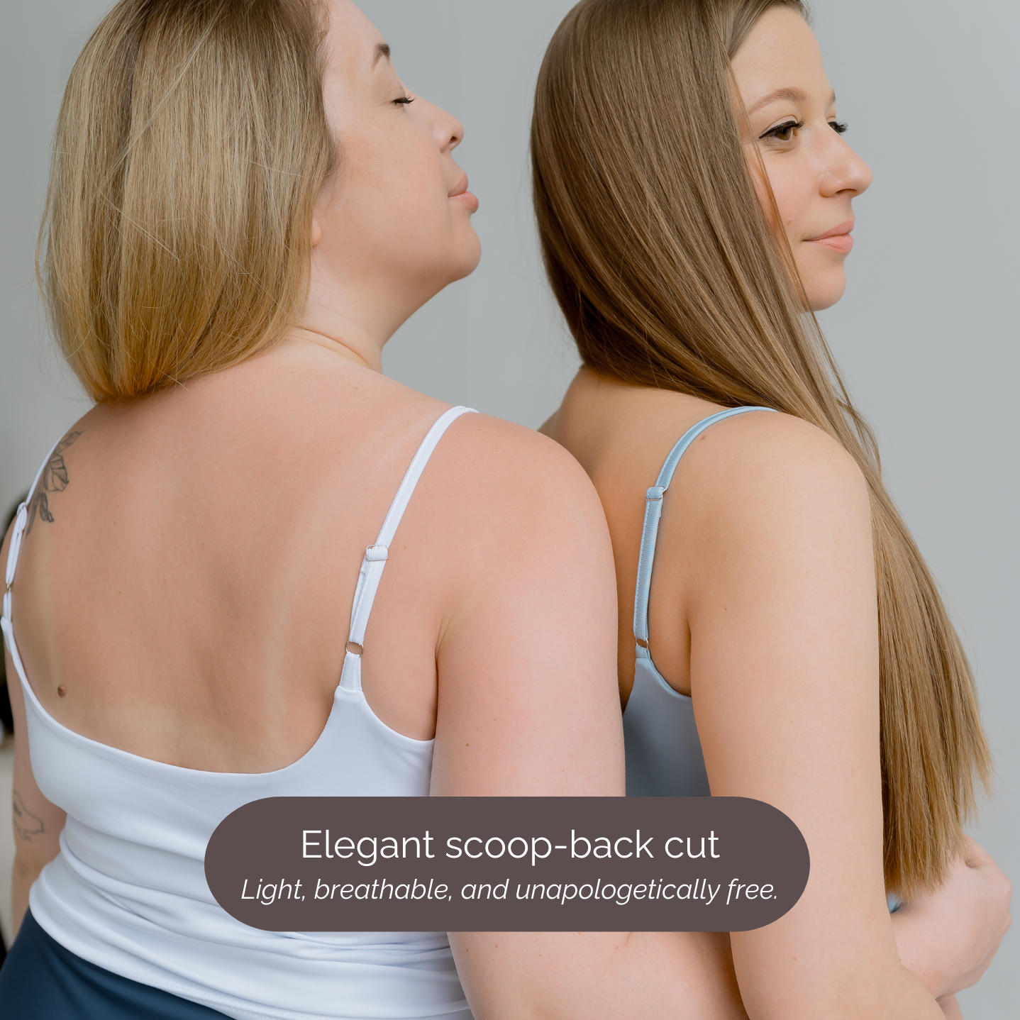 Bra Cami Top with open back